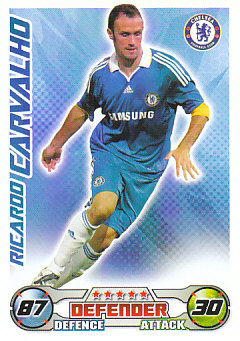 Ricardo Carvalho Chelsea 2008/09 Topps Match Attax #76